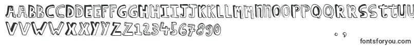 Шрифт Hcapstrial – надписи красивыми шрифтами