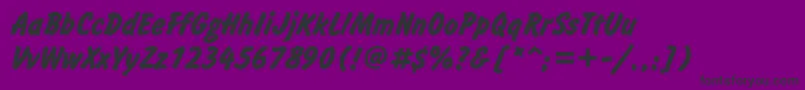 InformgttBold Font – Black Fonts on Purple Background