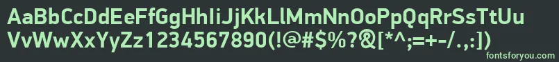 Подробнее о шрифте PfdindisplayproBold Шрифт PfdindisplayproBold – зелёные шрифты на чёрном фоне