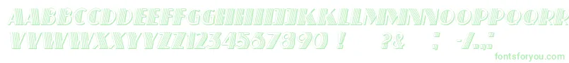 Шрифт SchaefferItalic – зелёные шрифты