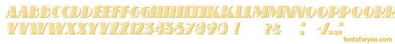 フォントSchaefferItalic – オレンジのフォント