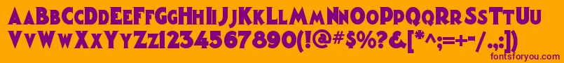 More about Magiclanternnf Font Magiclanternnf Font – Purple Fonts on Orange Background