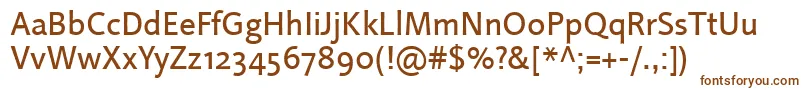 LinotypeProjektRegular Font – Brown Fonts