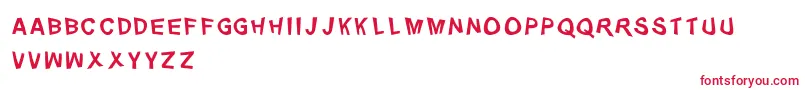 Distorty Font – Red Fonts