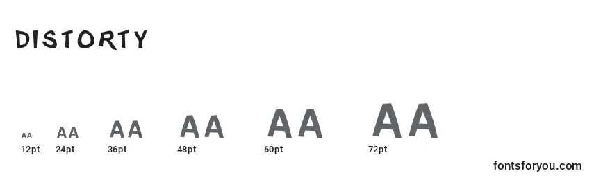 Distorty Font Sizes