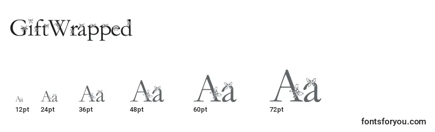 GiftWrapped Font Sizes