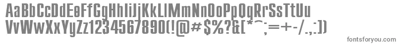 Lisätietoja Compact130-fontista Compact130-fontti – harmaat kirjasimet valkoisella taustalla