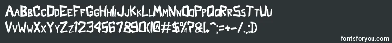 Sharkcrash Font – White Fonts