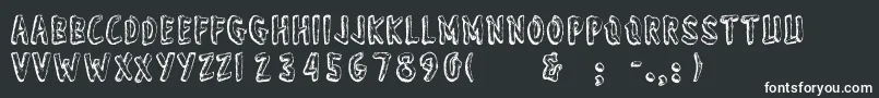 Wonderofyosemite Font – White Fonts on Black Background
