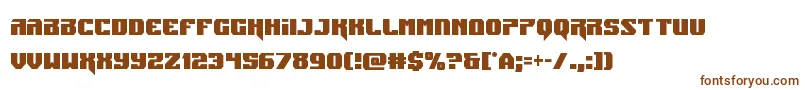 Jumperscond Font – Brown Fonts on White Background