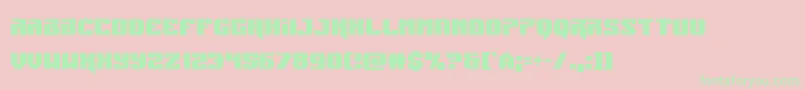 Jumperscond Font – Green Fonts on Pink Background