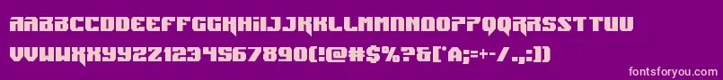 Jumperscond Font – Pink Fonts on Purple Background