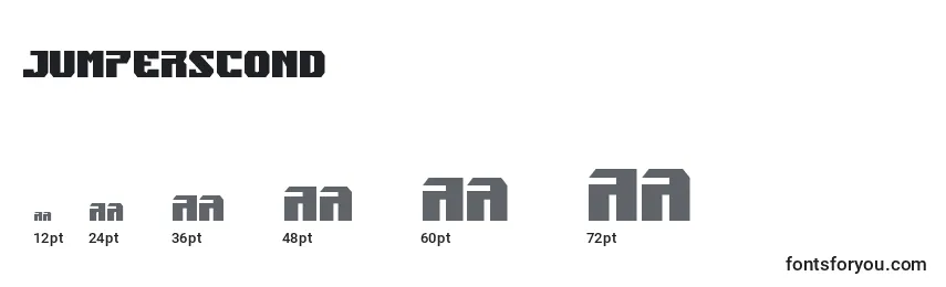 Jumperscond Font Sizes