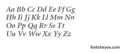 MinionCyrillicBoldItalic-fontti