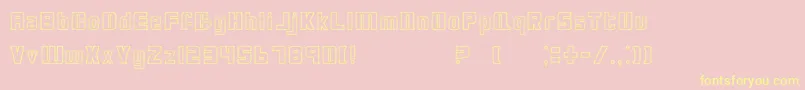 More about BioDisc Font BioDisc Font – Yellow Fonts on Pink Background