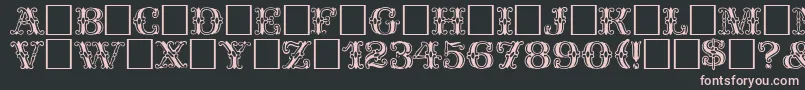 SpatzPlain Font – Pink Fonts on Black Background