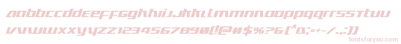 Ultramarinesboldital Font – Pink Fonts on White Background