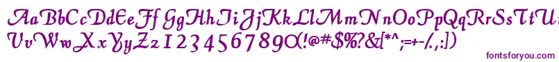 ElegansscriptsskBold-fontti – violetit fontit