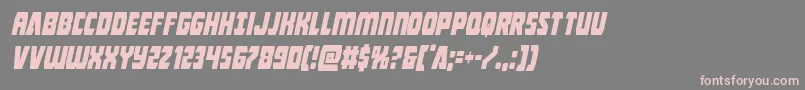 Intergalacticcondital Font – Pink Fonts on Gray Background