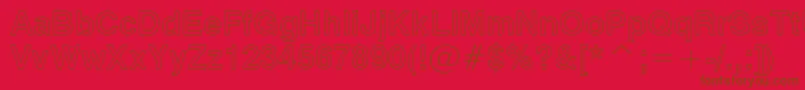 Saiba mais sobre a fonte Swiss721BoldOutlineBt Fonte Swiss721BoldOutlineBt – fontes marrons em um fundo vermelho