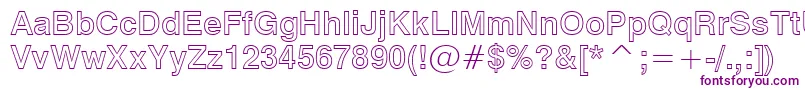 Swiss721BoldOutlineBt Font – Purple Fonts