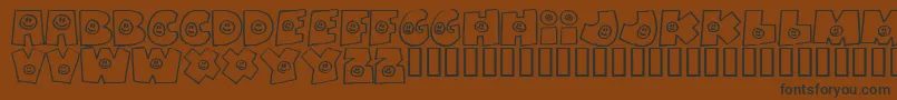 Fatbs Font – Black Fonts on Brown Background