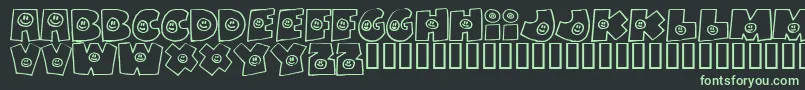 Fatbs Font – Green Fonts on Black Background