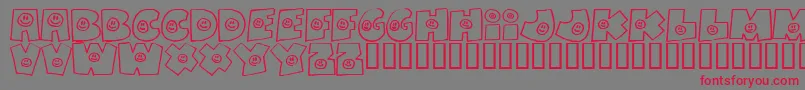 fuente Fatbs – Fuentes Rojas Sobre Fondo Gris