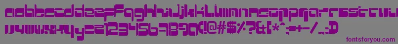 Mrquicke Font – Purple Fonts on Gray Background