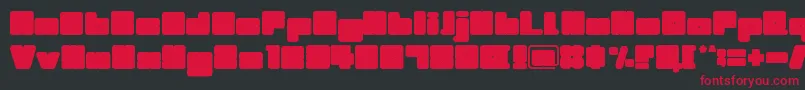 Illustrious Font – Red Fonts on Black Background