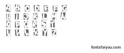 Review of the Peepshow Font