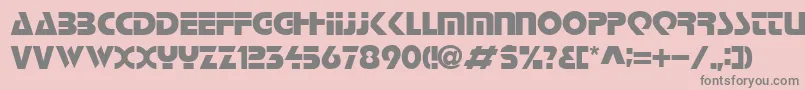 LoganRegular Font – Gray Fonts on Pink Background