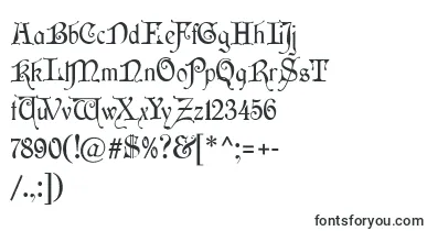 Wishmf font – copperplate Fonts