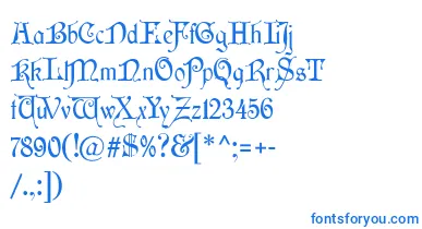 Wishmf font – Blue Fonts
