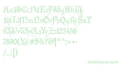 Wishmf font – Green Fonts