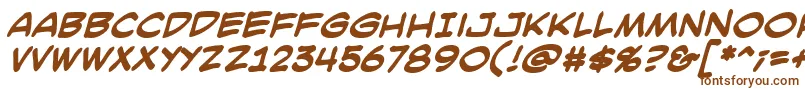 SmackattackBbBold Font – Brown Fonts on White Background