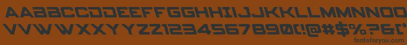 Spyagencyv3left Font – Black Fonts on Brown Background