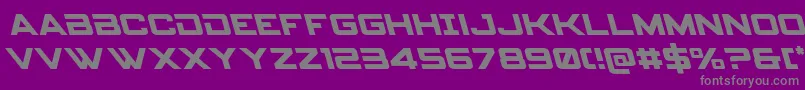 Spyagencyv3left Font – Gray Fonts on Purple Background