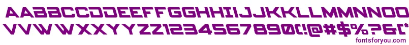 Шрифт Spyagencyv3left – фиолетовые шрифты на белом фоне