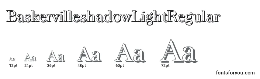 BaskervilleshadowLightRegular Font Sizes