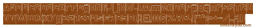 BrotherHollowInverse Font – Brown Fonts