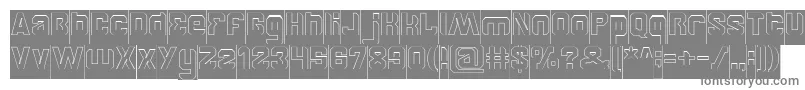 BrotherHollowInverse Font – Gray Fonts