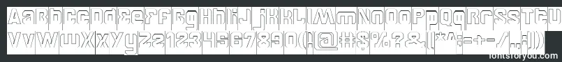 BrotherHollowInverse Font – White Fonts