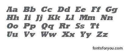 RockneyExtraboldItalic Font