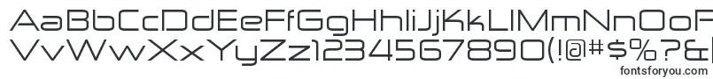 Шрифт ZektonexRegular – очень широкие шрифты