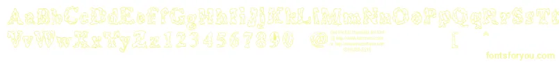 Coulures Font – Yellow Fonts