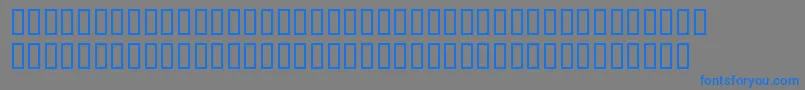 PlaystationButtonsフォントについての詳細 フォントPlaystationButtons – 灰色の背景に青い文字