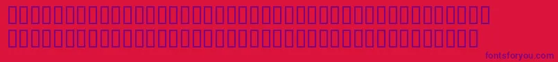 PlaystationButtons-Schriftart – Violette Schriften auf rotem Hintergrund