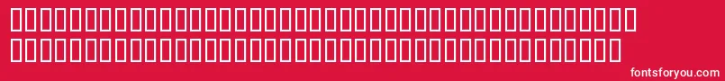 PlaystationButtons Font – White Fonts on Red Background
