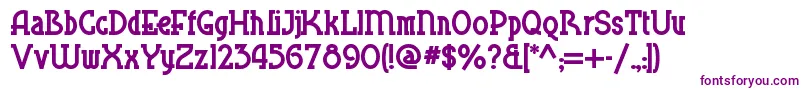 Blueplatespecialsw Font – Purple Fonts on White Background